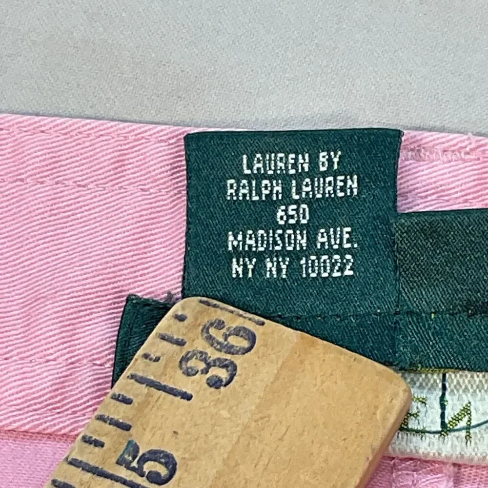 Ralph Lauren Pink Cotton Stretch Skirt Women’s Size 6 Preppy Casual Resort Golf - Picture 4 of 13